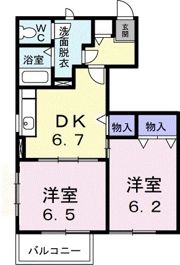 プチ グレーヌBの間取り画像