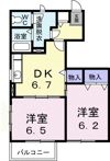 プチ グレーヌBの間取り画像