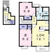 グランデ・エテルノⅠの間取り画像