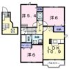 パレス吉元Ⅲの間取り画像
