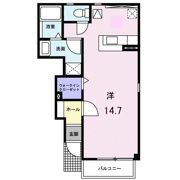 プロムナードAの間取り画像