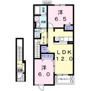 メゾンアンジュ琴塚 Bの間取り画像