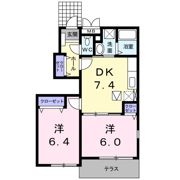 パル レジデンス三番割Aの間取り画像