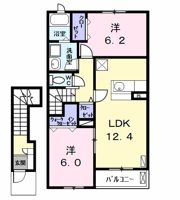 第2ペンションタカラBの間取り画像