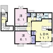 エスポワ－ル Ⅱ号館の間取り画像