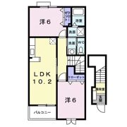 カーサ・ミーテDの間取り画像