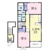 アルモニーヒルズBの間取り画像