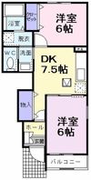 ブライトMACHIYASIKIの間取り画像