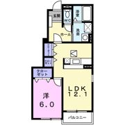 ミモザの間取り画像