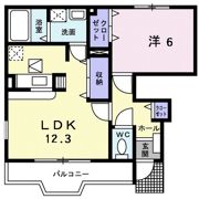 クレストフォートⅠの間取り画像