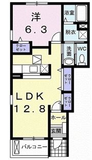 グランシャリオの間取り画像