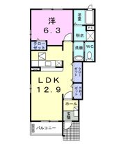 アンソレイエ・メゾンBの間取り画像