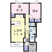 カーサ ウイスタリアの間取り画像