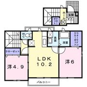 メゾンド卑弥呼の間取り画像