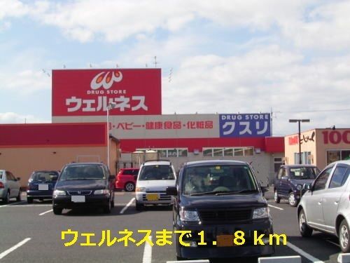 近くのウェルネスまで1,800m(徒歩23分)