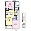 プラシードカーサAの間取り画像