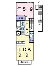 ソレイユの間取り画像