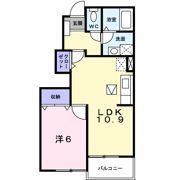 リップル Ⅱの間取り画像
