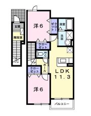 フォーリーフDの間取り画像