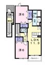 フォーリーフDの間取り画像