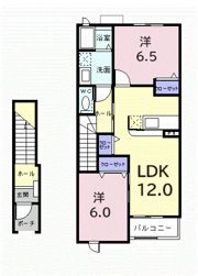 パークアヴェニューBの間取り画像