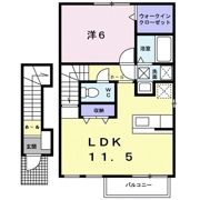 ニルヴァーナ ウーノの間取り画像