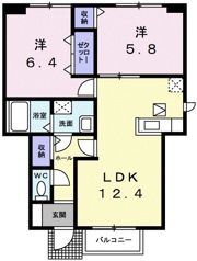 エトワール・シャンの間取り画像
