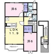 コーポアルファの間取り画像