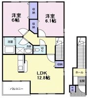 ビエント紫風 Ⅲの間取り画像