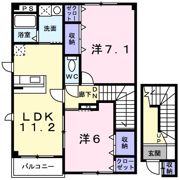 ビレッジケイツの間取り画像