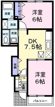 エスポワール・Kの間取り画像