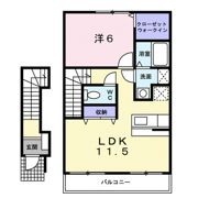 ジュネスBの間取り画像