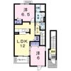 ヴィラ アンソレイエBの間取り画像