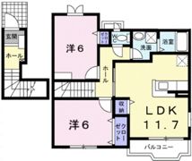 ベルグ フースの間取り画像