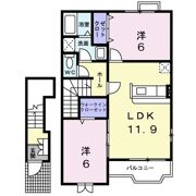 ダンケBの間取り画像