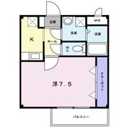 アルブル ヴィラージュⅠの間取り画像