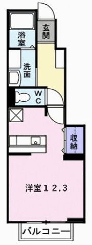エスターブレAの間取り画像
