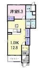 メリーブライトAの間取り画像