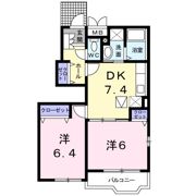 サニー・メゾン撫子Bの間取り画像