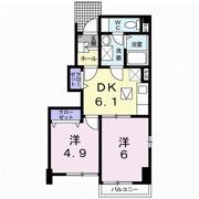 エレガンテⅠの間取り画像