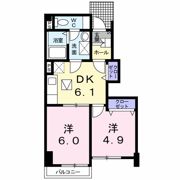 エレガンテⅡの間取り画像