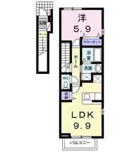 メリーフィールドの間取り画像