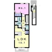 シュクレ・ポワール Aの間取り画像
