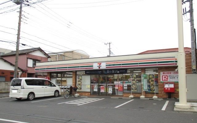 近くのセブンイレブン習志野東店まで350m（徒歩5分）