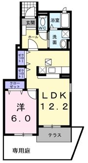 ヴィオラ メゾンⅠの間取り画像