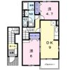 カーサフィオーレAの間取り画像