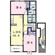 カーサフィオーレBの間取り画像