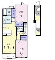 ボニート 﨔の間取り画像
