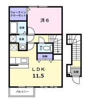 メゾン ヴェール A棟の間取り画像