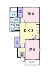 ロジュマン・ドゥーの間取り画像